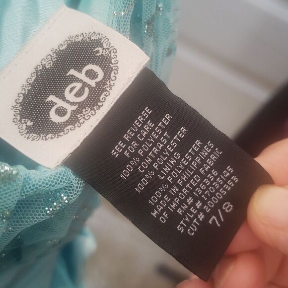 Gorgeous Deb Formal Dress Sz 7/8 - Picture 5 of 6